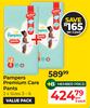 Pampers Premium Care Pants 2 x Sizes 3-6 Value Pack-Per 2 Pack