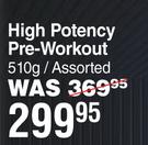 Primal High Potency Pre-Workout Assorted-510g