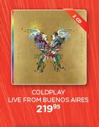 Cold Play Live From Buenos Aires 2 CD Set