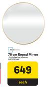 Mainstays 76cm Round Mirror-Each