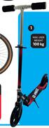 D:MNZ 200mm Big Wheel Scooter-Each