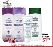 Nu-Hair Hair Care Products