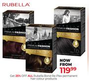 Rubella Bond Re Plex Permanent Hair Colour Products