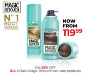 L'Oreal Magic Retouch Hair Care Products