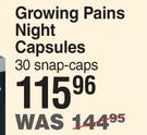 Growing Pains Night Capsules 30 Snap Caps