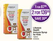 Lifestyle Health Immune Syrup For Kids-For 2 x 120ml