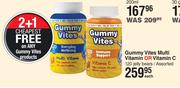 Gummy Vites Multi Vitamin Or Vitamin C 120 Jelly Bears Assorted-Each