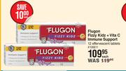 Flugon Fizzy Kids + Vita C Immune Support 12 Effervescent Tablets-Each