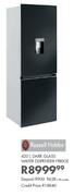 Russell Hobbs 420Ltr Dark Glass Water Dispenser Fridge