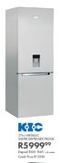 KIC 276Ltr Mettalic Water Dispenser Fridge