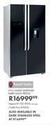 Russell Hobbs 670Ltr Water Dispenser Dark Glass Fridge