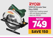 Ryobi 1250W Circular Saw Hcs-1250