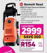 Bennett Read 2000W High Pressure Washer