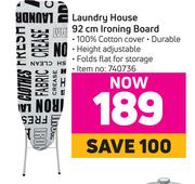 Laundry House 92cm Ironing Board