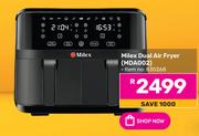 Milex Dual Air Fryer MDA002