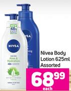 Nivea Body Lotion 625ml- Each