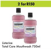 Listerine Total Care Mouthwash 750ml- For 2