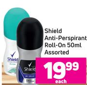 Shield Anti-Perspirant Roll-On 50ml- Each