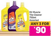Mr Muscle Tile Cleaner 750ml- For Any 3
