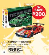 Sembo Technique Assorted 1:14 Scale RC SE701950 & SE715019-Each