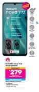 Huawei Nova Y72 Smartphone-On 1.4GB Red Core Top Up