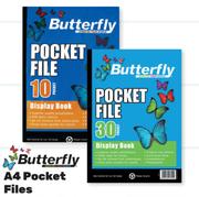 Butterfly A4 Pocket Files-30 Packet
