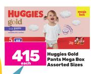 Huggies Gold Pants Mega Box (Assorted Sizes)-Each