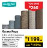 Multi Flor Galaxy Rugs-Each