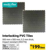 Multi Flor Interlocking PVC Tiles-Per Box