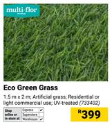 Multi Flor Eco Green Grass-1.5m x 2m