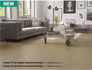 Premia 10mm Sapelle Laminated Flooring 2.41 Sqm-Per Sqm