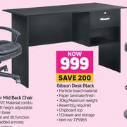 Gibson Desk Black
