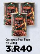 Campagna Four Bean Mix-For 3 x 400g