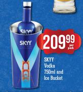 Skyy Vodka-750ml & Ice Bucket-Per Pack
