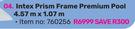 Intex Prism Frame Premium Pool 760256-4.57m x 1.07m