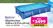Bestway Steel Pro Pool-4.00m x 2.11m x 81cm