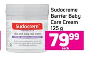 Sudocreme Barriier Baby Care Cream-125g Each