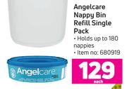 Angelcare Nappy Bin Refill Single Pack