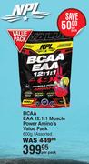 NPL BCAA EAA 12:1:1 Muscle Power Amino's Value Pack Assorted-600g Per Pack