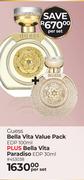 Guess Bella Vita Value Pack (EDP 100ml Plus Bella Vita Paradiso EDP 30ml) 453038-Per Set