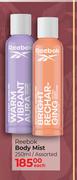 Reebok Body Mist Assorted-250ml Each