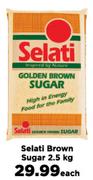 Selati Brown Sugar-2.5Kg Each 
