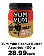 Yum Tum Peanut Butter Assorted-400g Each