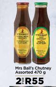 Mrs Balls Chutney Assorted-For 2 x 470g