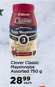 Clover Classic Mayonnaise Assorted-750g Each