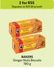 Bakers Ginger Nuts Biscuits-For 2 x 190g
