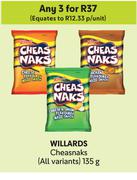 Willards Cheasnaks (All Variants)-For Any 3 x 135g