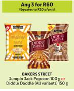 Bakers Street Jumpin Jack Popcorn 100g Or Diddle Daddle 150g-For Any 3
