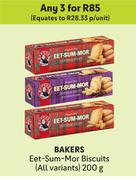 Bakers Eet-Sum-Mor Biscuits (All Variants)-For Any 3 x 200g