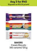 Bakers Cream Biscuits (All Variants)-For 3 x 125g
